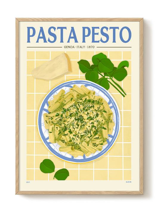 Elin PK - Pasta Pesto – modern wall art print, Falcozi Studio