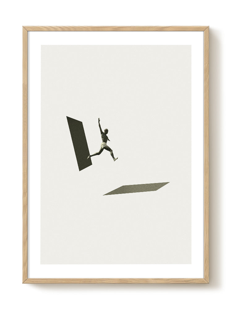 abstract portrait portrait Poster