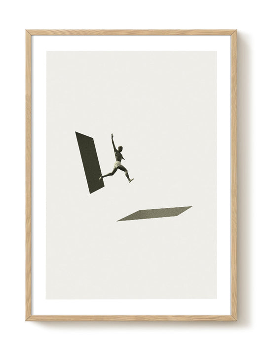 abstract portrait portrait Poster