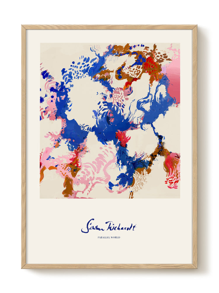 abstract portrait portrait Poster