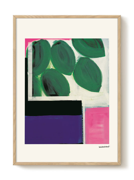 abstract portrait portrait Poster