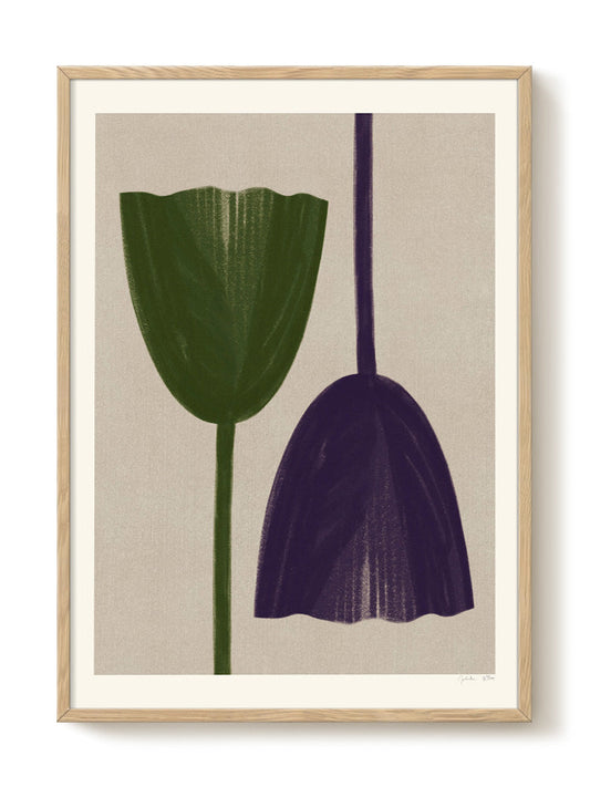 Julita Elbe - Tulips – modern wall art print, Falcozi Studio