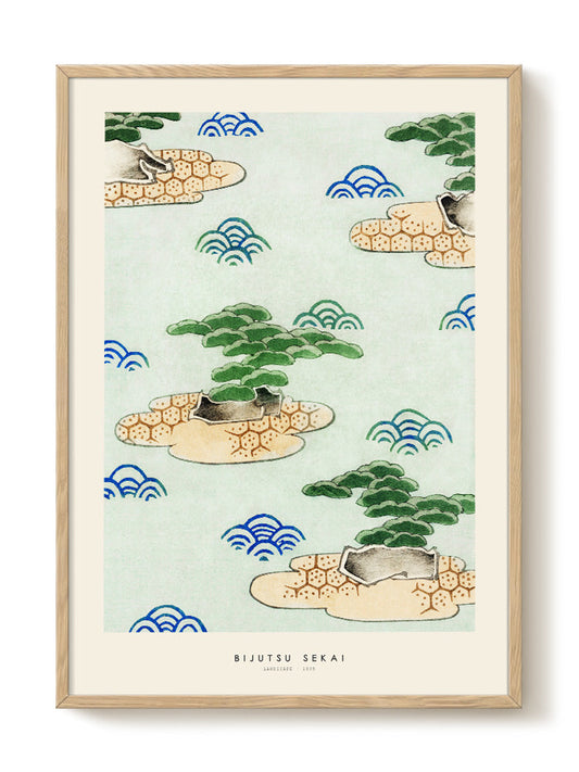 Bijutsu Sekai - Landscape – modern wall art print, Falcozi Studio
