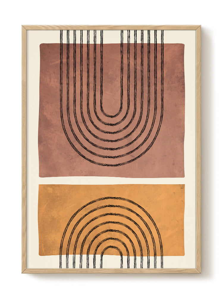 abstract portrait portrait Poster