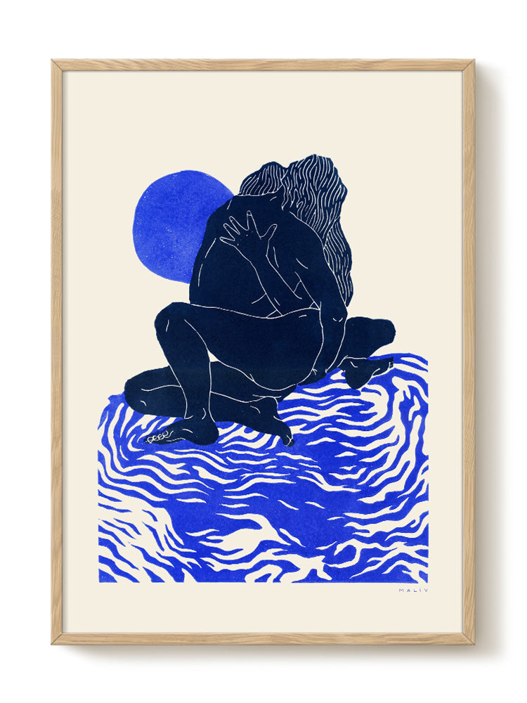 abstract portrait portrait Poster