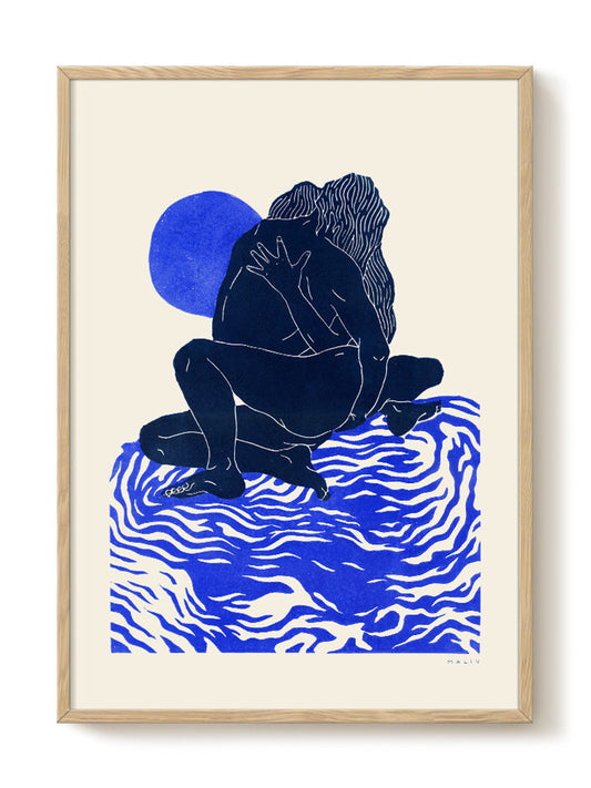 abstract portrait portrait Poster