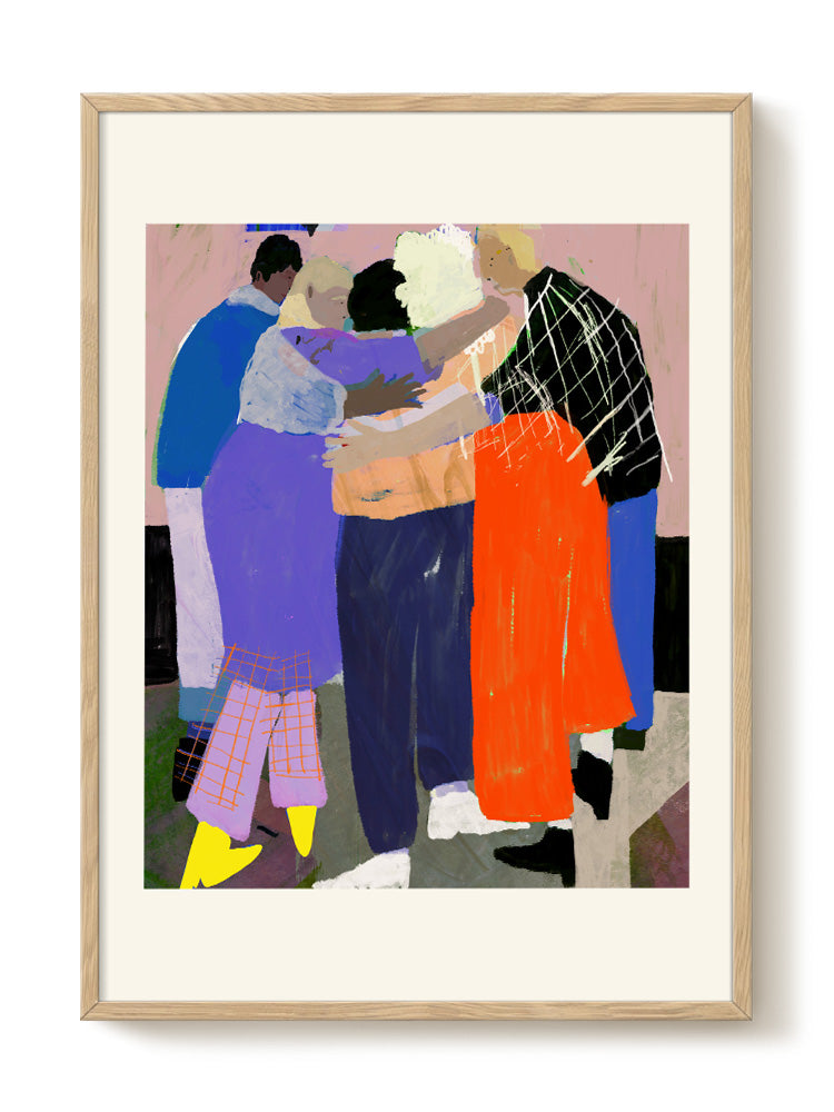 abstract portrait portrait Poster