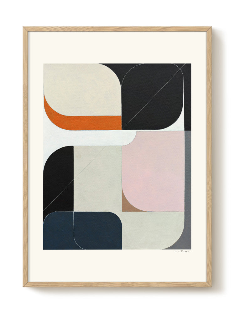 abstract portrait portrait Poster