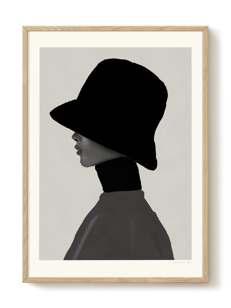 abstract portrait portrait Poster