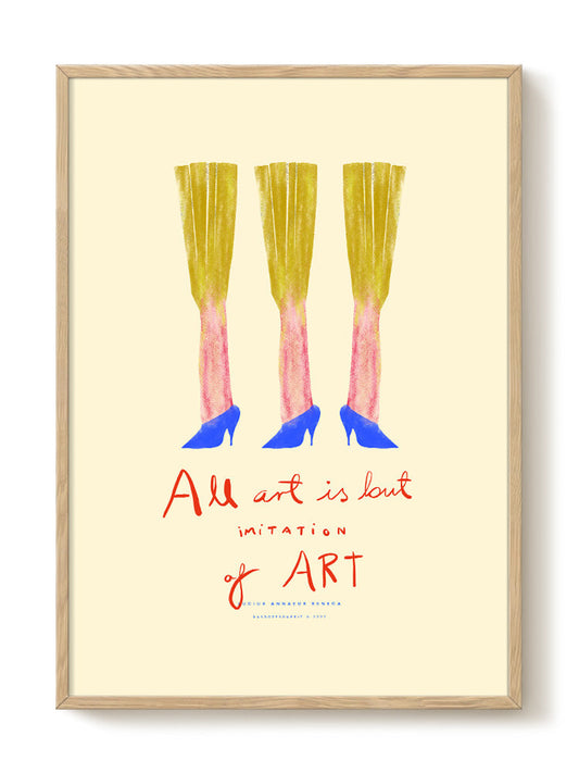 Das Rotes Rabbit - The Legs – modern wall art print, Falcozi Studio