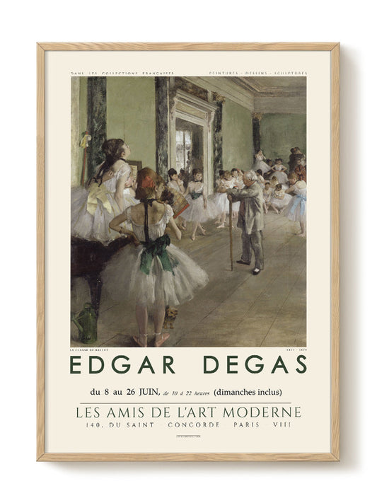 Edgar Degas - Ballet Art – modern wall art print, Falcozi Studio