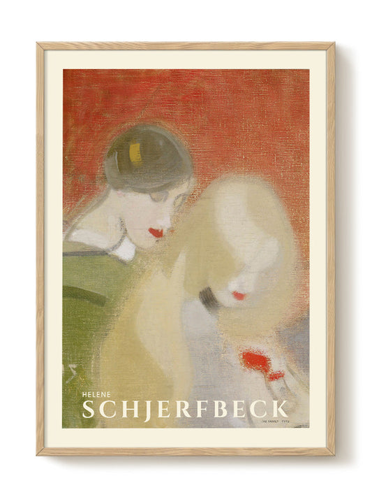 abstract portrait portrait pastel Poster