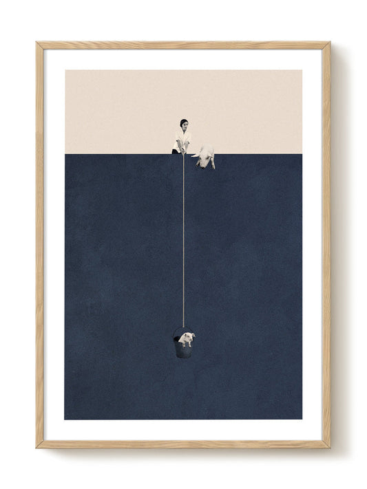 abstract portrait portrait Poster