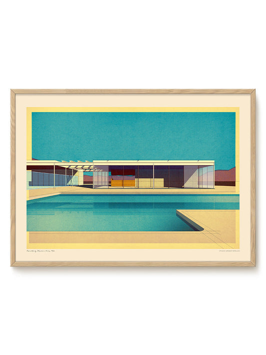 abstract landscape horizontal Poster