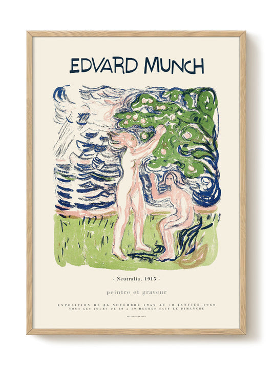 Evard Munch - Neutralia – modern wall art print, Falcozi Studio