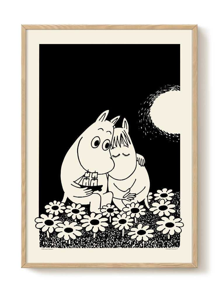 modern portrait portrait black Poster