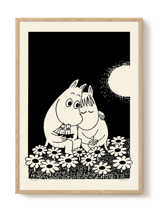 modern portrait portrait black Poster