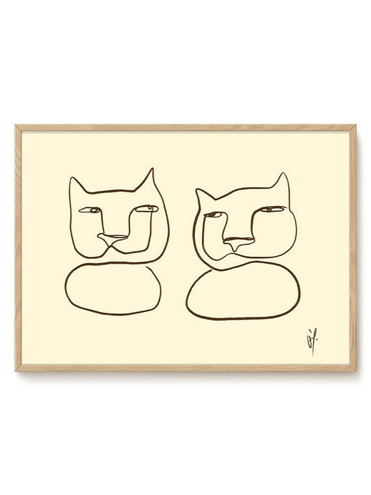 abstract landscape horizontal Poster