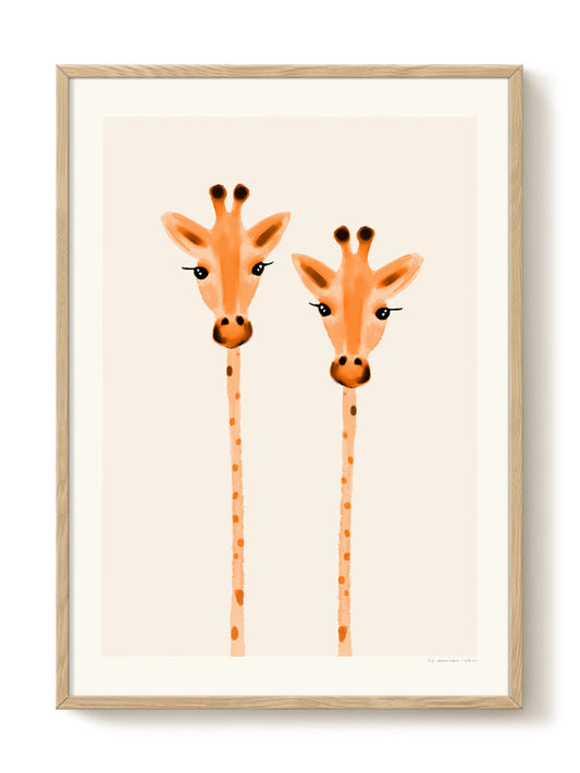 Abstract Birds Print – modern animal wall art, unique design