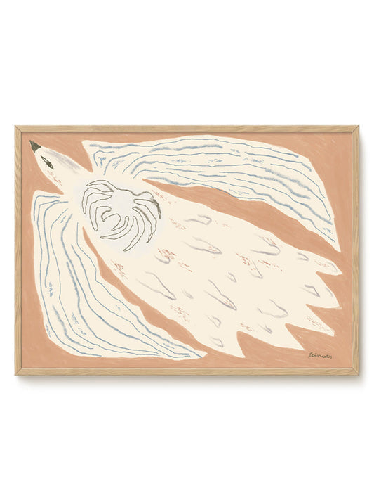 Abstract Birds Print – modern animal wall art, unique design