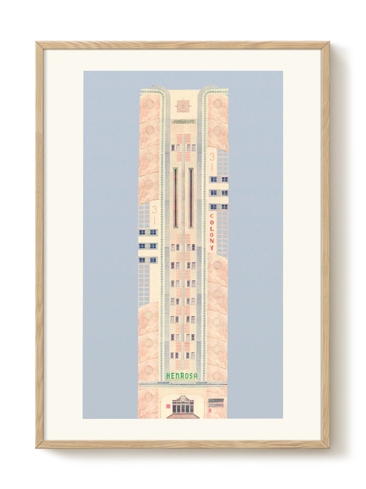 abstract building portrait Poster