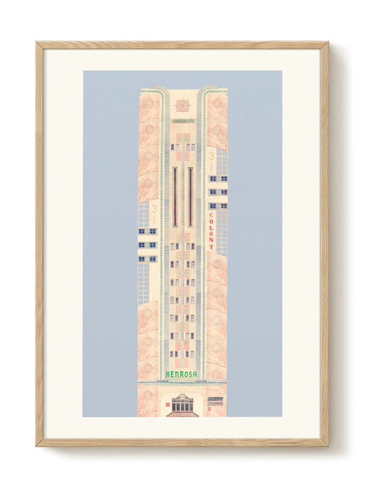 abstract building portrait Poster