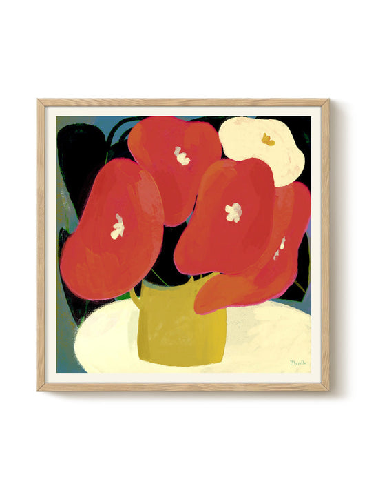 Marco - Yellow Vase – modern wall art print, Falcozi Studio