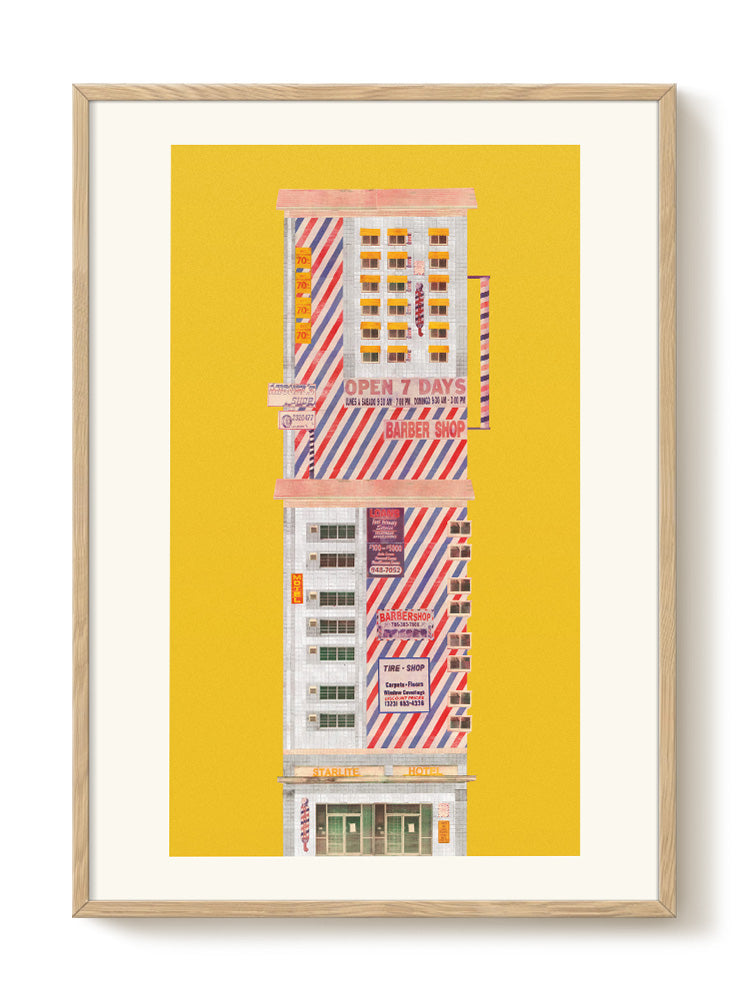 abstract building portrait Poster