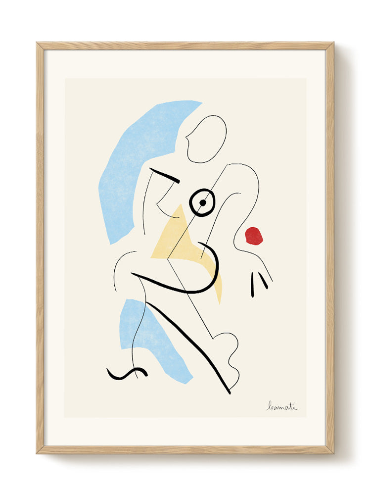 abstract portrait portrait Poster