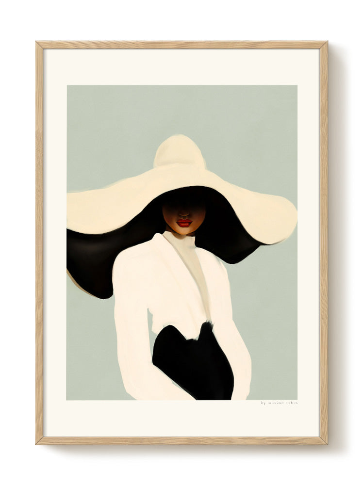 abstract portrait portrait Poster