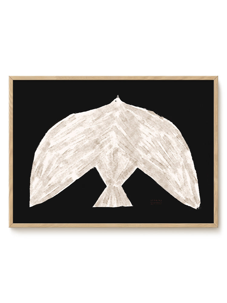 abstract bird horizontal Poster