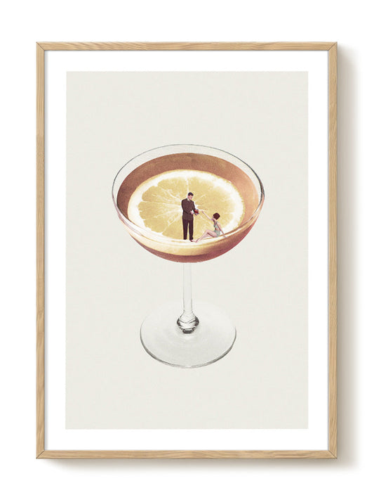 abstract portrait portrait Poster