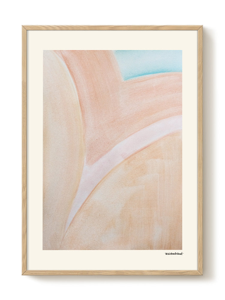 abstract portrait portrait Poster