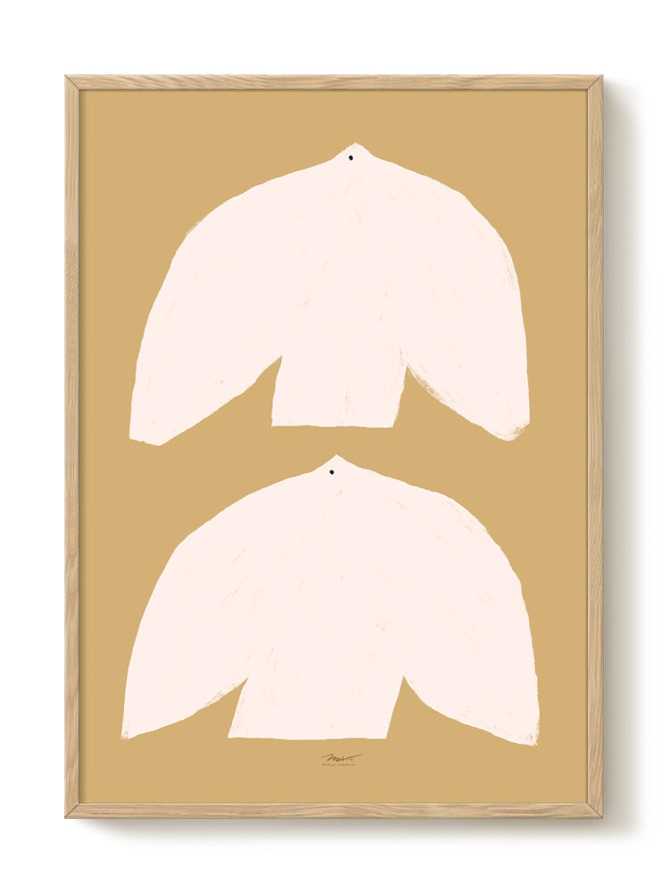 abstract bird portrait Poster