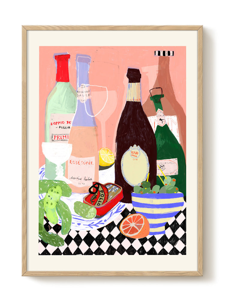 abstract portrait portrait Poster