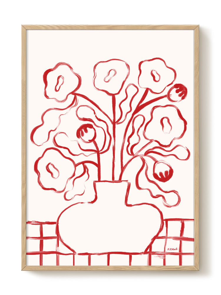 abstract portrait portrait Poster