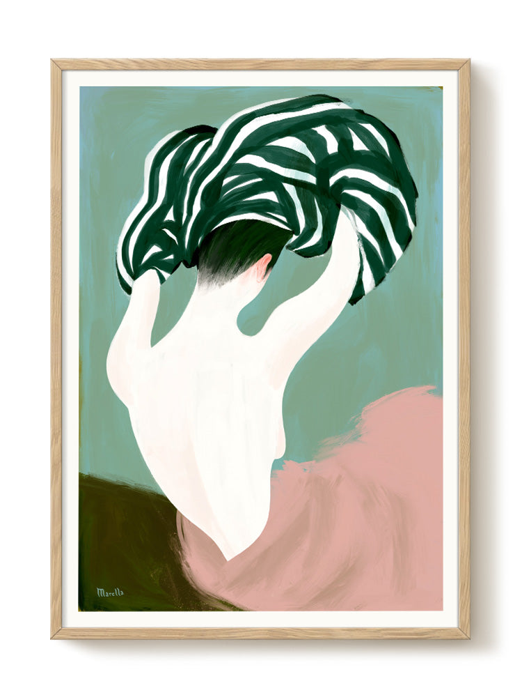 abstract portrait portrait Poster