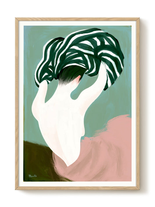 abstract portrait portrait Poster