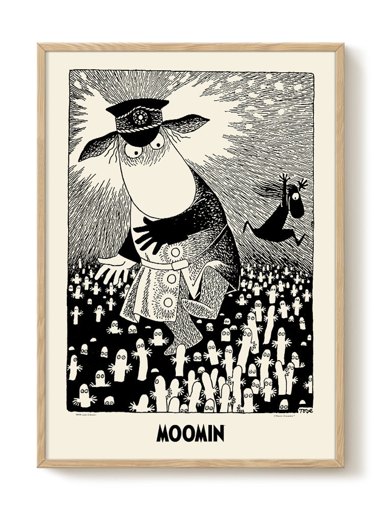 modern portrait portrait black Poster