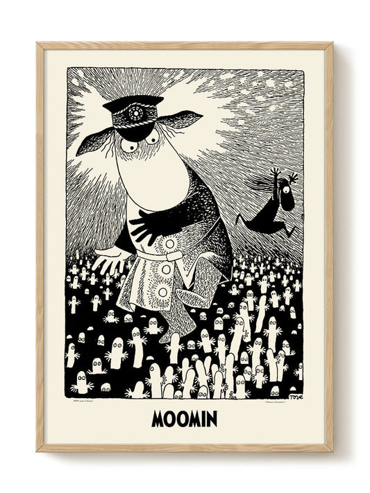 modern portrait portrait black Poster