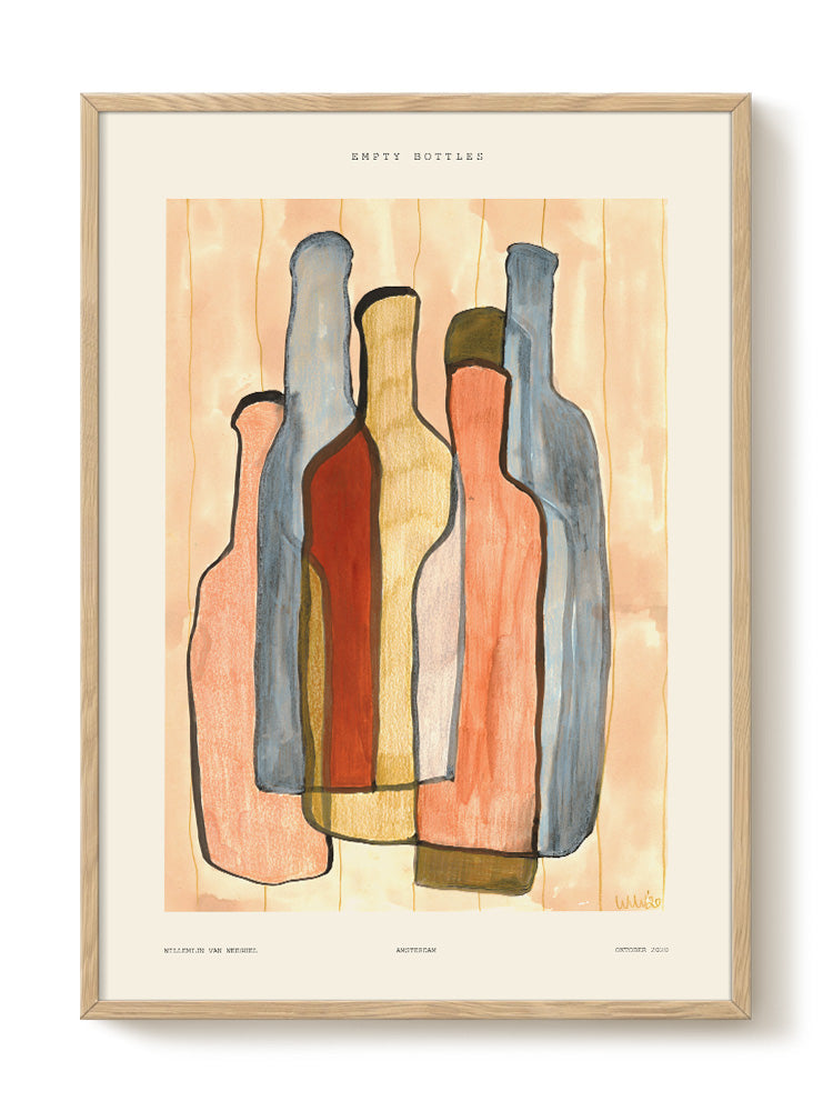 abstract portrait portrait Poster