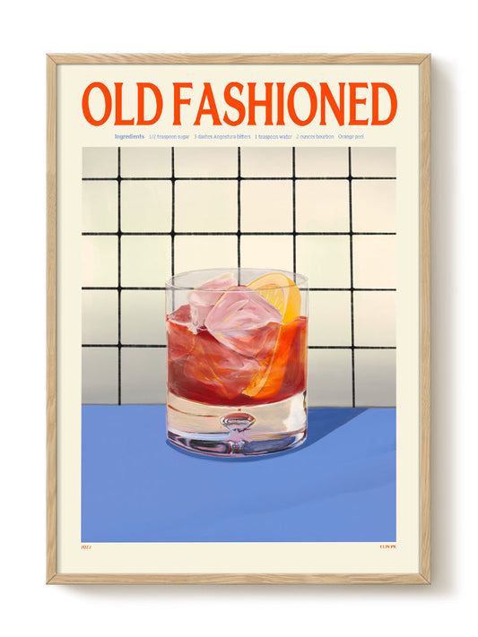 Elin PK - Old Fashioned – modern wall art print, Falcozi Studio