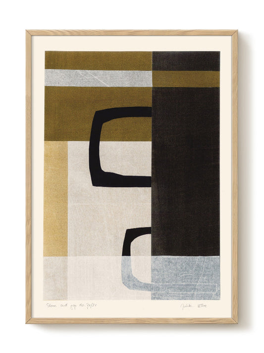 Julita Elbe - Stone and Gap – modern wall art print, Falcozi Studio