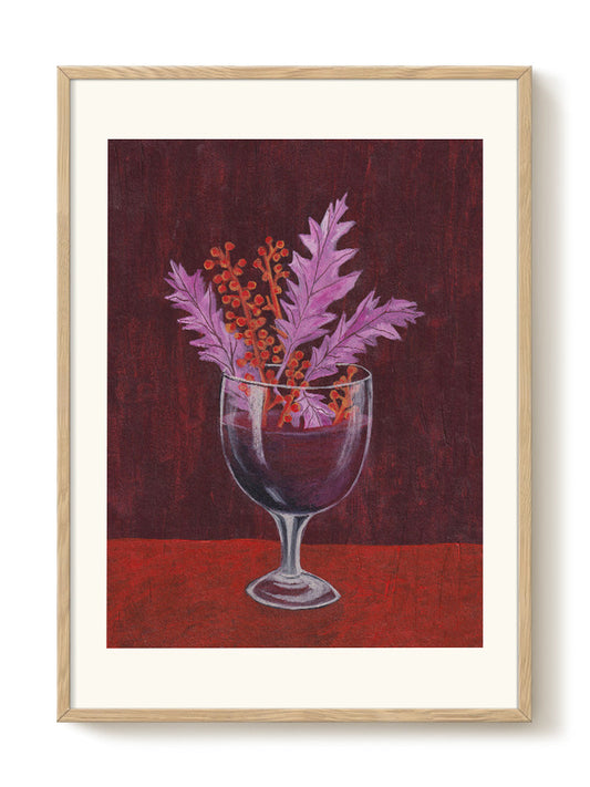 Jaron Su - A glass of autumn – modern wall art print, Falcozi Studio