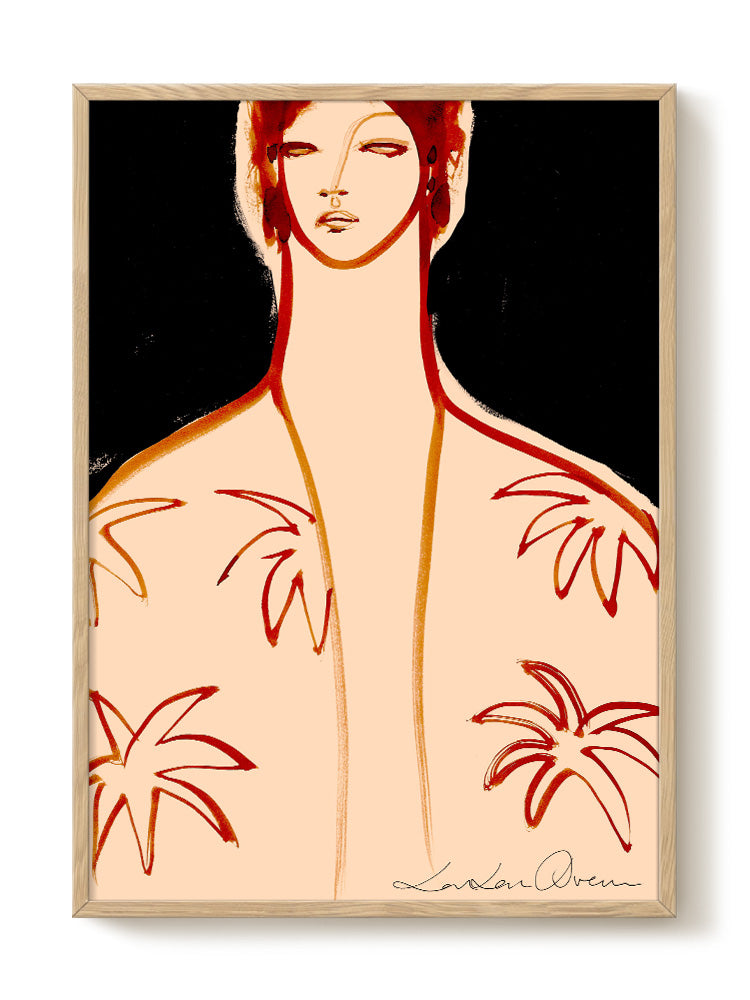 abstract portrait portrait Poster