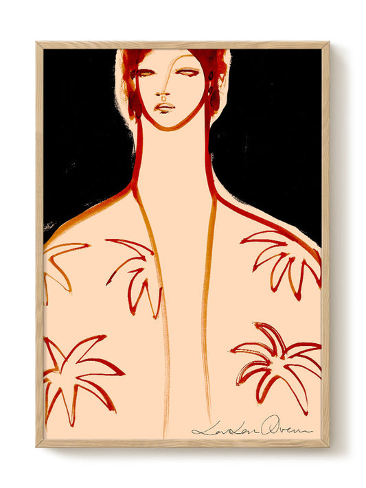 abstract portrait portrait Poster