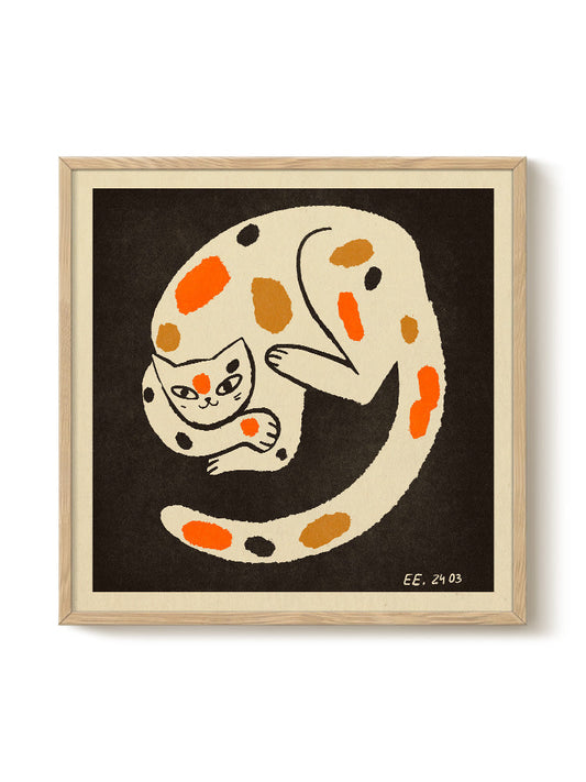 Abstract Birds Print – modern animal wall art, unique design