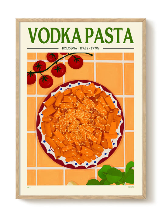 Elin PK - Vodka Pasta – modern wall art print, Falcozi Studio