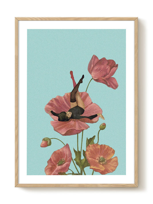 abstract portrait portrait Poster