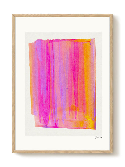 Zoe - Sunset Hues – modern wall art print, Falcozi Studio